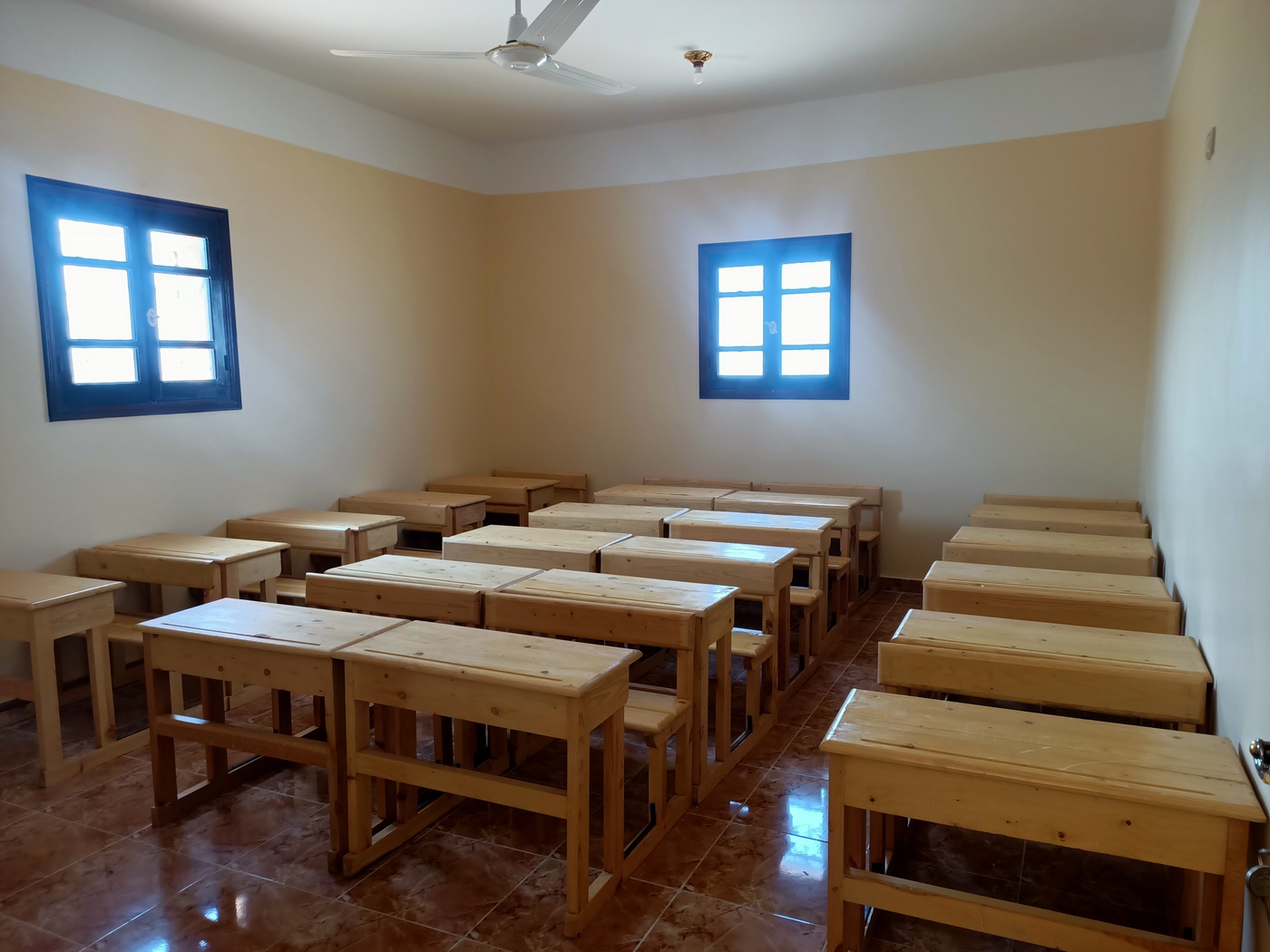 A Quranic memorization center consisting of a single classroom
